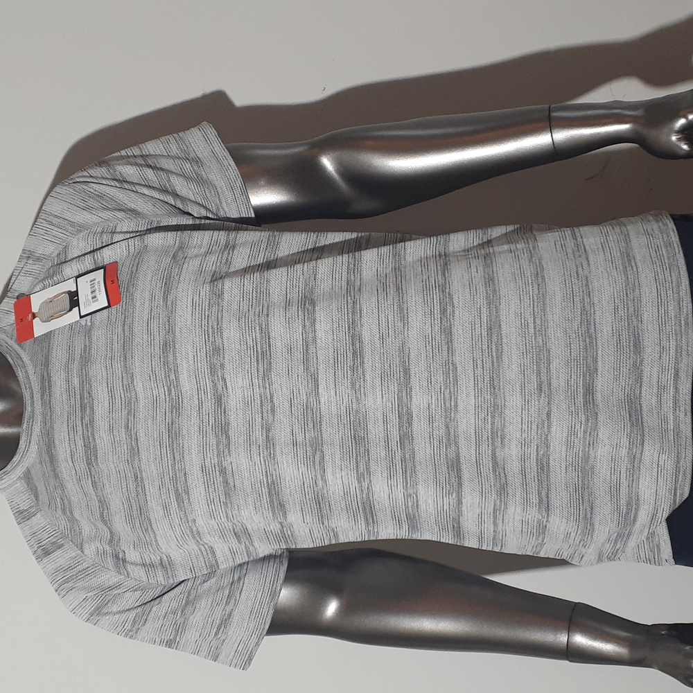 NWT Men's Puma Short Sleeve Pace T-Shirt - Medium - Heather Gray